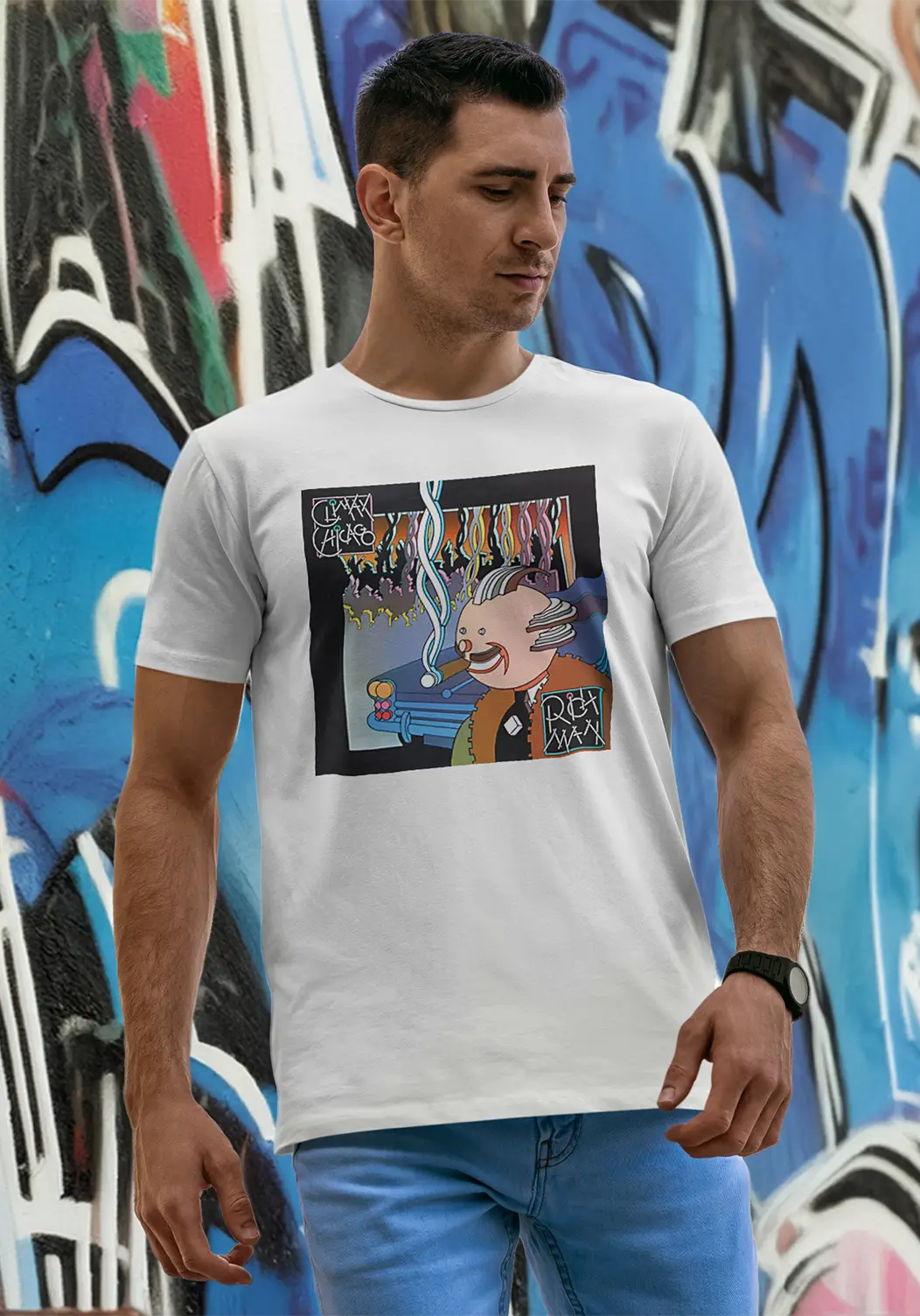 Rich Man Tee White