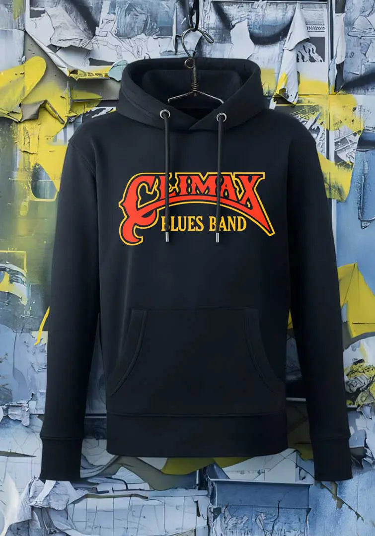 CLIMAX BLUES BAND LOGO HOODIE RED GOLD