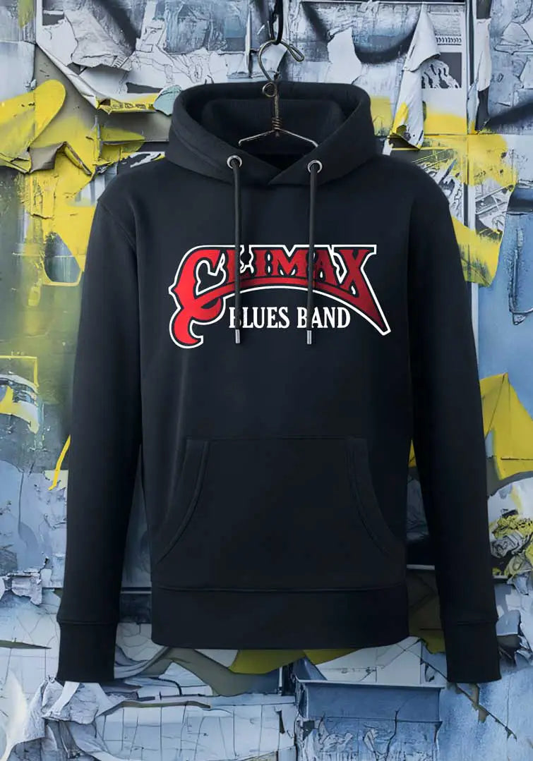 CLIMAX BLUES BAND LOGO HOODIE RED WHITE