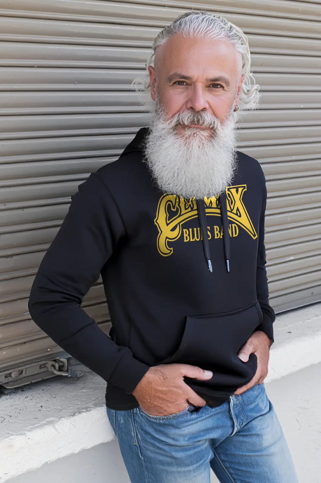 CLIMAX BLUES BAND LOGO HOODIE GOLD