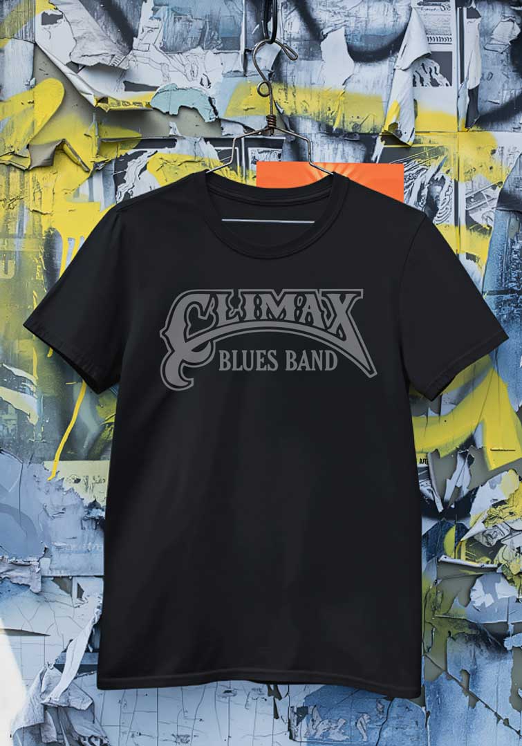 CLIMAX BLUES BAND LOGO TEE GREY