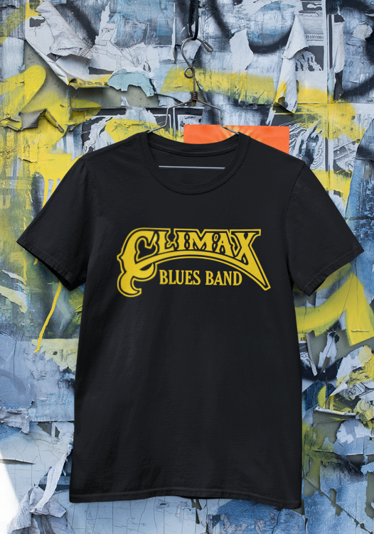 CLIMAX BLUES BAND LOGO TEE GOLD